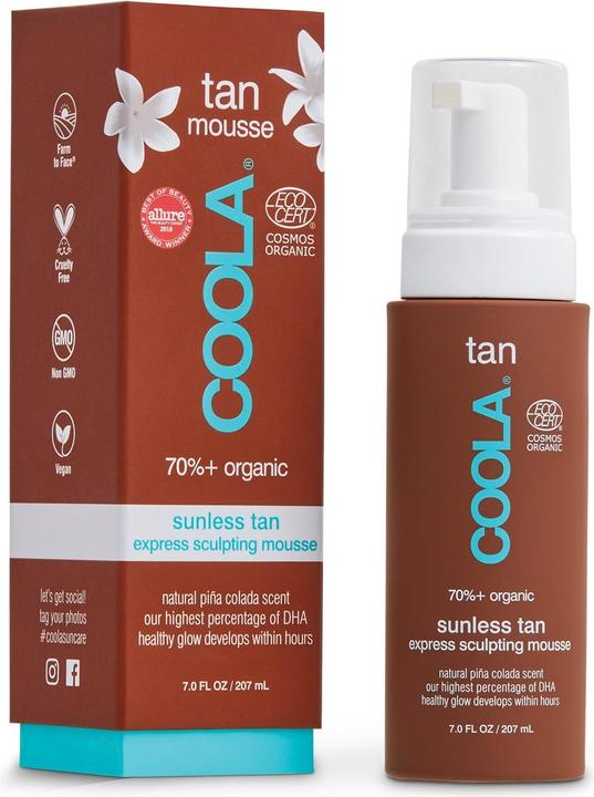 Produktbild Coola Suncare Sunless Tan Express Sculpting Mousse (Selbstbräunungsspray, 207 ml)