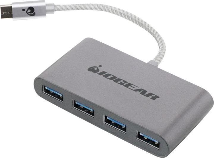 Actual product image Iogear HUB-C USB 3.2 Gen 2 (3.1 Gen 2) Type-C (USB-C, 4 Ports)