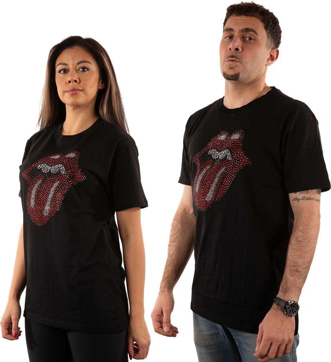 Image du produit The Rolling Stones Unisexe Adulte Classic Tongue Embelli T-shirt (S)