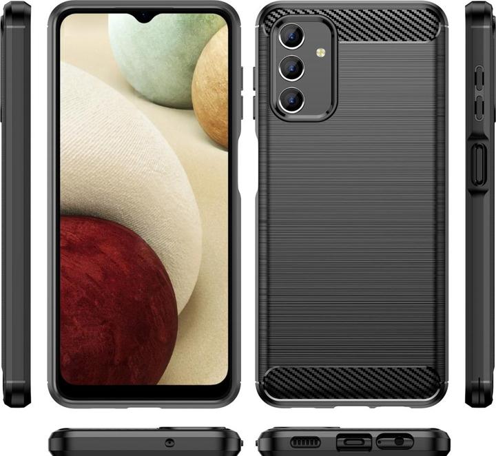 Immagine prodotto Screenguard Samsung Galaxy A04s cover Carbon Brushed Soft TPU (Samsung Galaxy A04S)