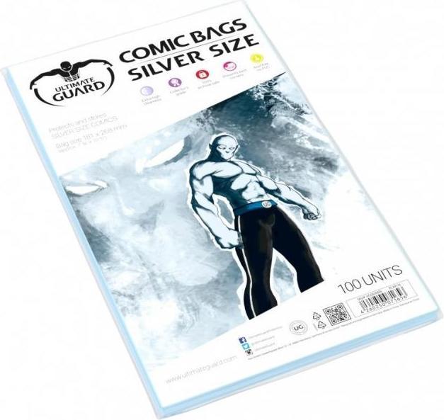 Immagine prodotto Ultimate Guard Sacchetti per fumetti formato argento (100)