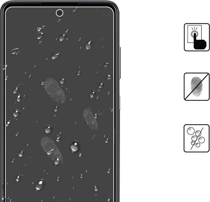Actual product image Apfelkiste Armoured glass screen protector Samsung Galaxy (1 Piece, Samsung Galaxy A52 5G, Samsung Galaxy A52s 5G)