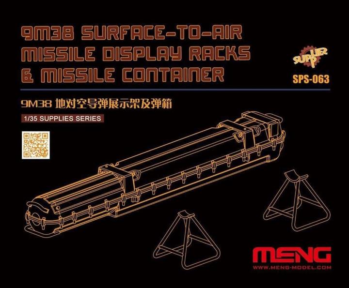 Produktbild Meng-Model 9M38 Surface-to-air Missile DisplayRacks & Missile Container (Resin)