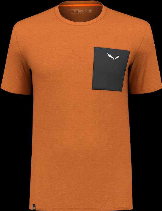 Salewa Pure Logo Pocket Merino T-Shirt Herren (M)