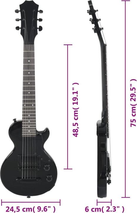 Image du produit VidaXL Lyov (Guitare électrique, Bouleau massif, Matériau à base de bois, Panneau composite)