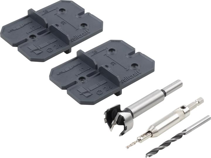 Immagine prodotto wolfcraft Set di fori per cerniere (26 mm)