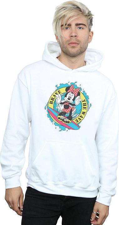 Immagine prodotto Disney Minnie Mouse Brave The Wave Felpa con Cappuccio Uomo (M)