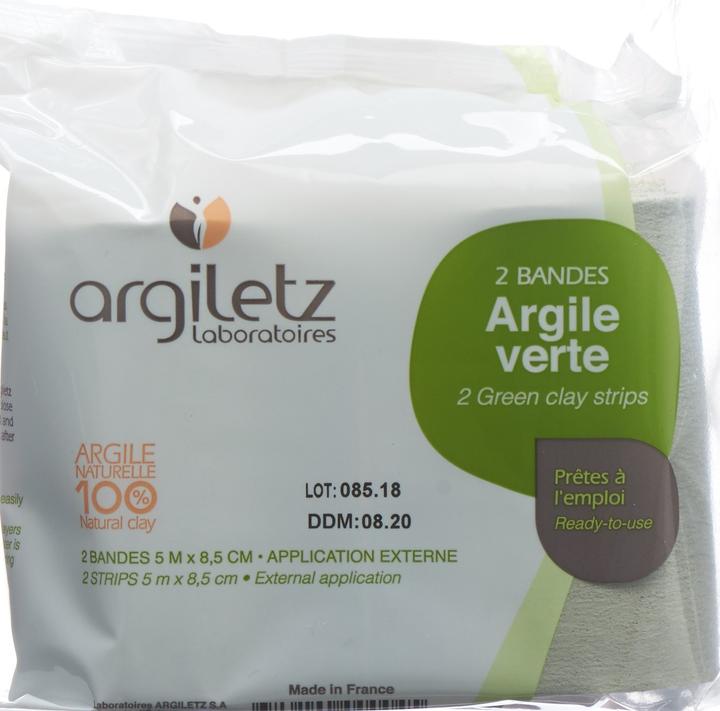 Immagine prodotto Argiletz Strisce verdi della terra curativa (2 pezzi)