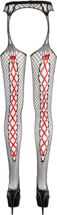 Actual product image Cottelli Collection Tights with satin lacing (S, M)
