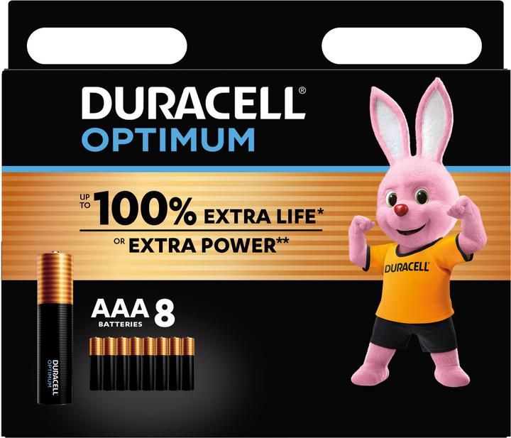 Immagine prodotto Duracell Optimum AAA Set di 8 (8 pz., AAA)