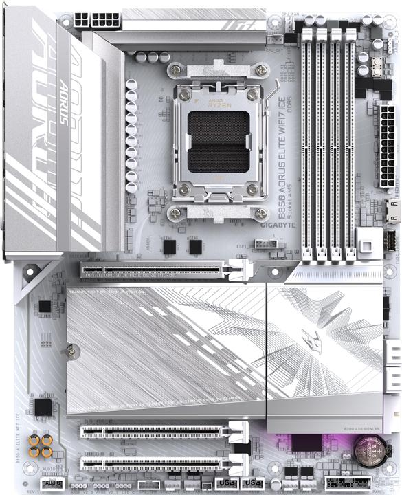 Produktbild Gigabyte B850 AORUS Elite WIFI7 ICE (AM5, AMD B850, ATX)