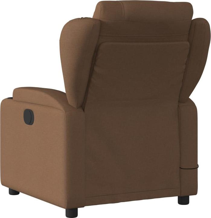 Image du produit VidaXL Fauteuil de massage Marron Tissu,Couleur : Marron,Matériau : Tissu (100