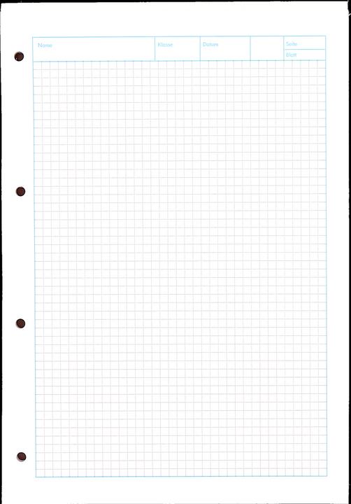 Produktbild Oxford Arbeitsblätterblock, A4, Lineatur 22 (A4, Liniert, Harter Einband)