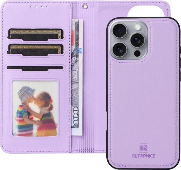Immagine prodotto Cover-Discount iPhone 16 Pro Max - Custodia a portafoglio divisibile 2 in 1 per telefoni cellulari (Apple iPhone 16 Pro Max)