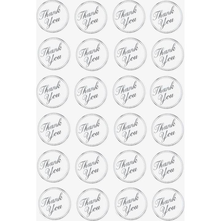 Actual product image Hobby Fun Motif sticker Thank you 1 sheet