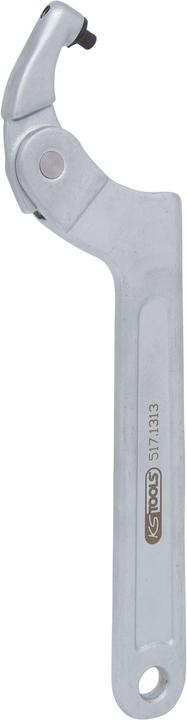 Produktbild KS Tools Gelenk-Hakenschlüssel mit Zapfen (49 mm, 54 mm, 50 mm, 65 mm, 44 mm, 35 mm, 58 mm, 40 mm, 62 mm, 42 mm, 48 mm, 38 mm, 39 mm, 76 mm, 47 mm, 34 mm, 70 mm, 43 mm, 68 mm, 56 mm, 71 mm, 67 mm, 37 mm, 33 mm, 57 mm, 55 mm, 75 mm, 74 mm, 41 mm, 45 mm, 46 mm, 63 mm, 36 mm, 52 mm, 60 mm, 66 mm, 32 mm)
