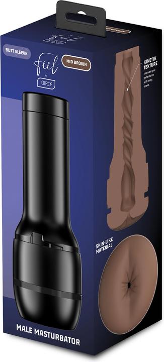 Actual product image Kiiroo Feel Generic Stroker Butt Mid Brown