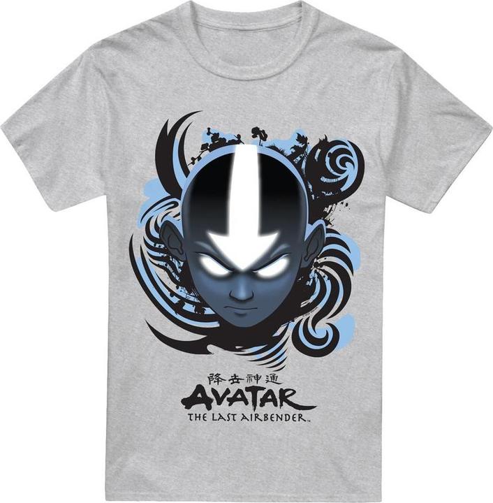 Immagine prodotto Avatar: The Last Airbender Blue and Black Maglietta Kanji Uomo (S)