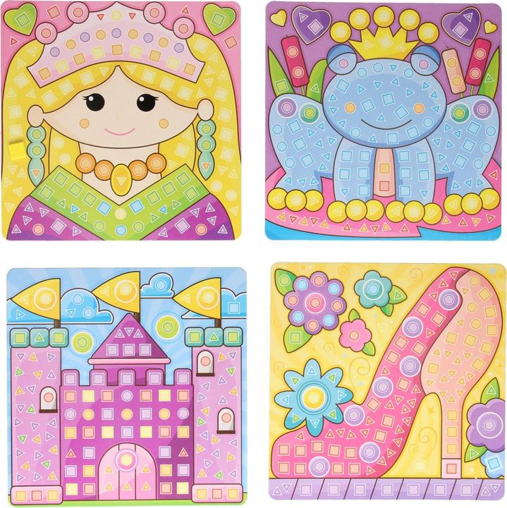Actual product image Color Day Make "Mosaic princess" craft kit