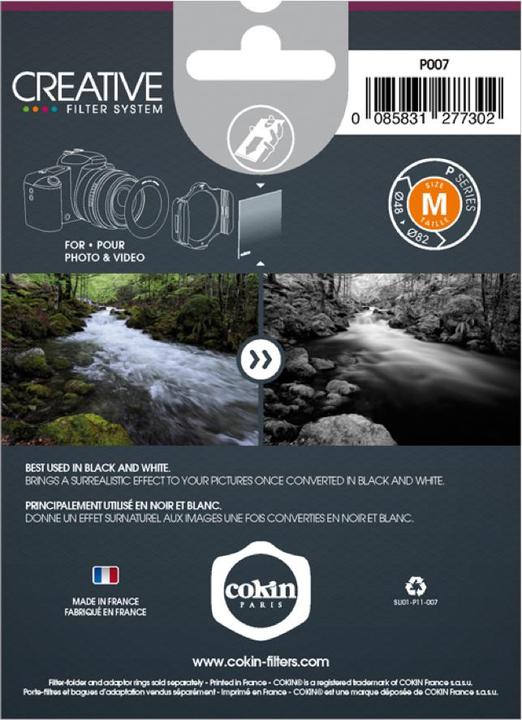 Actual product image Cokin Filter P007 Infrared 89B (82 mm, Infrared-passing filter, 84 mm)