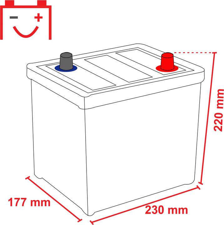 Actual product image Varta 084 011 039 Classic vintage battery (6 V, 84 Ah, 390 A)
