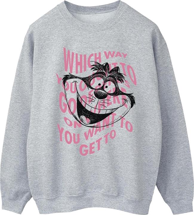 Disney Alice In Wonderland Chesire Cat Sweatshirt