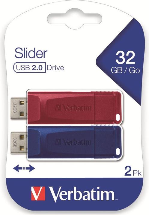 Image du produit Verbatim Glissière (32 Go, USB-A, USB 2.0)