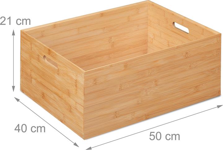 Produktbild Relaxdays Aufbewahrungsbox (50 x 40 x 21 cm)