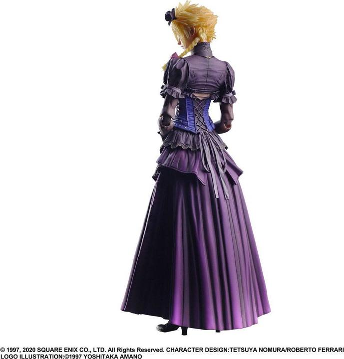 Actual product image Square Enix AF Final Fantasy VII Remake Play Cloud Strife Dress 28cm