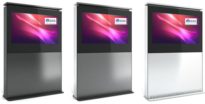 Actual product image DSS Indoor Stele Landscape, 49" screen, black