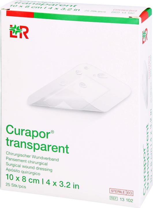 Produktbild Curapor Wundverband 8x10cm transparent (25 x)