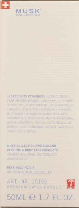 Produktbild MUSK Collection White Musk (Eau de Parfum, 50 ml)