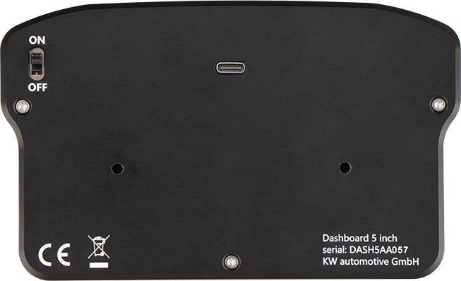 Produktbild Ascher Racing Dashboard 5"