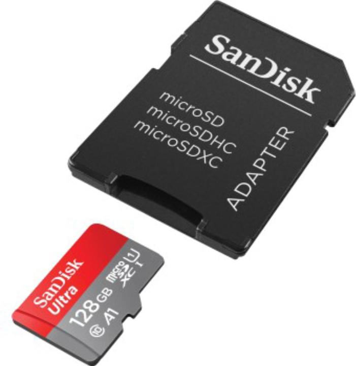 Actual product image SanDisk Ultra mit Adapter (2-Pack) (128 GB, microSDXC, U1, UHS-I)
