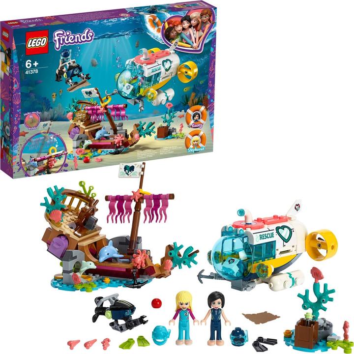 Immagine prodotto LEGO Scialuppa di salvataggio per delfini (41378, LEGO Friends)