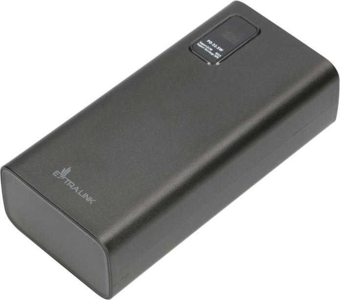 Actual product image Extralink EX.19515 power bank Lithium Polymer (LiPo) Black (30000 mAh, 22.50 W, 111 Wh)