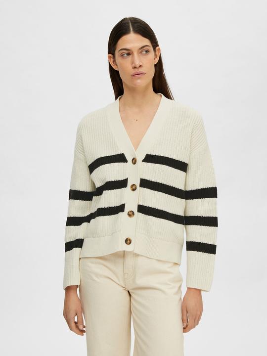 Produktbild Selected Femme Gestreifter Strickjacke (XL)