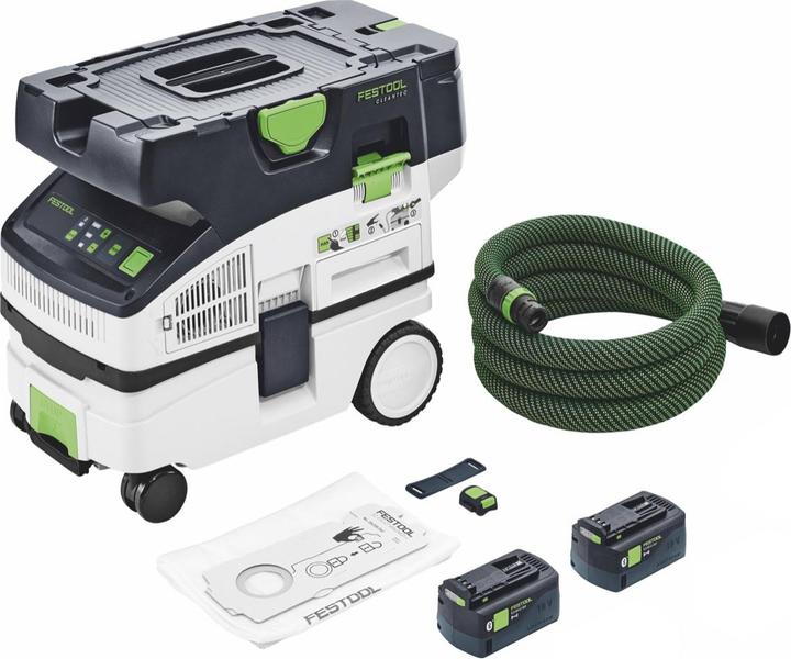 Actual product image Festool CTLC MINI I-Basic Akku Absaugmobil 36 V ( 2x 18 V ) Staubkl. L + 2x Akku 5,0 Ah - ohne (Extraction system)