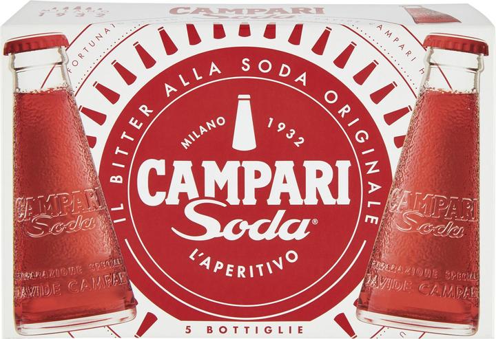 Immagine prodotto Campari Soda (18 anni, 10 %, Italia, 1 x 50 cl, Bitter)