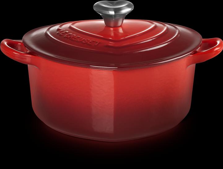 Immagine prodotto Le Creuset Tostapane a cuore con pulsante a cuore (20 cm, Pirofila + casseruola, Ghisa)