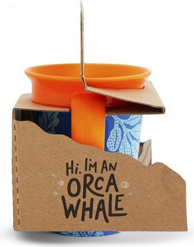 Actual product image Munchkin tutorial cup with handles, orca, miracle 360 Wildlove, 6 months +, 177 ml, 05177502