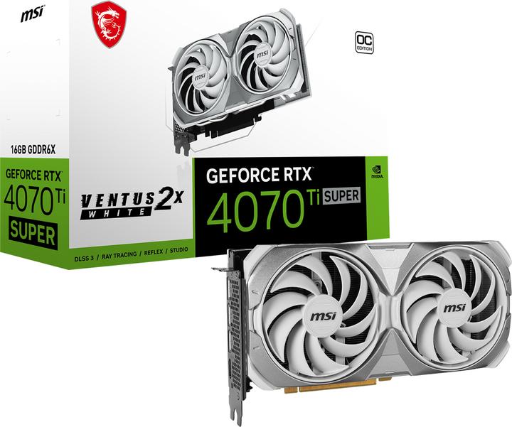 Produktbild MSI GeForce RTX 4070 Ti SUPER VENTUS 2X (16 GB)