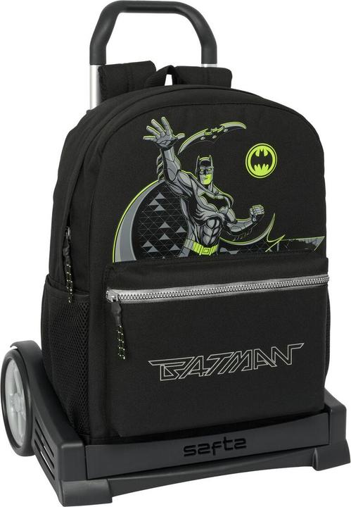 Produktbild Batman Schulrucksack mit Rädern Game over Schwarz 32 x 43 x 14 cm
