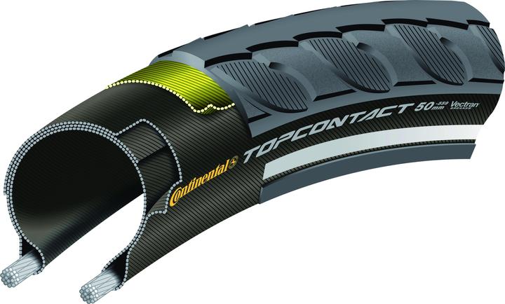Image du produit Continental Top Contact II (28 x 1 3/8 x 1 5/8, 37-622)