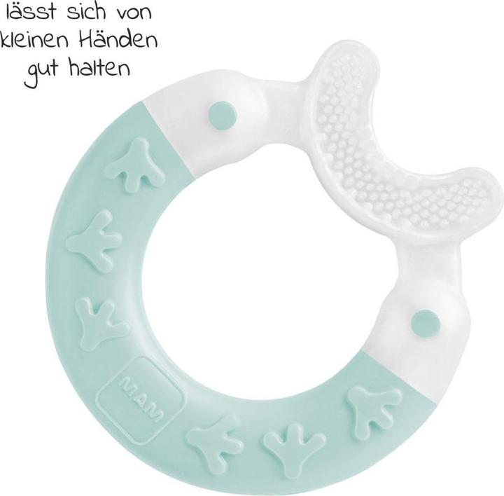Produktbild MAM Beissring Bite & Brush 3+ Monate, 1 Stk, türkis