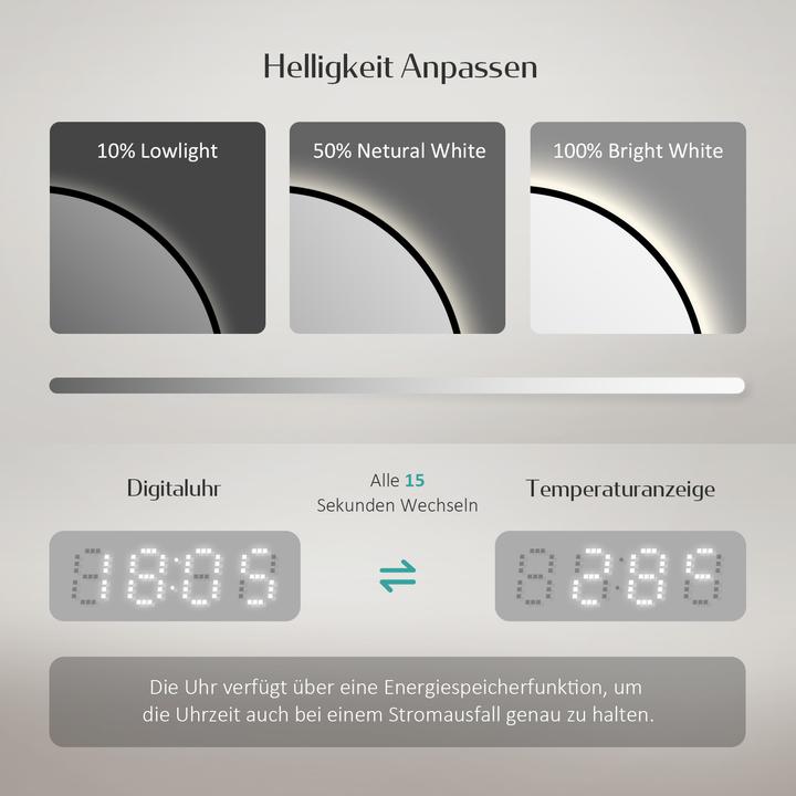 Actual product image Emke Badspiegel (60 x 60 cm)