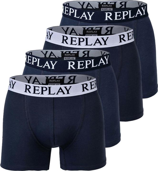 Dark blue/white