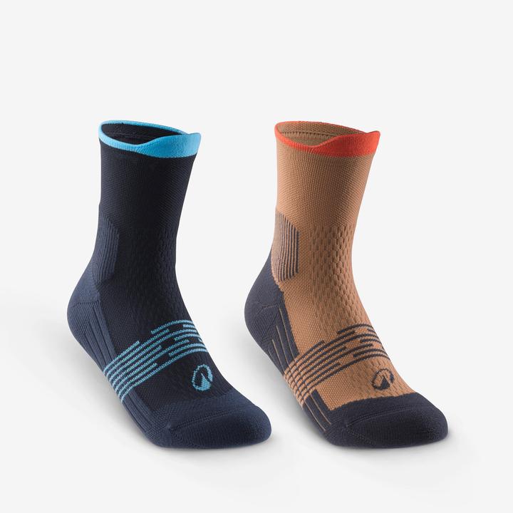 Produktbild Quechua Wandersocken Kinder halbhoch - Hike 500 braun (27, 30)