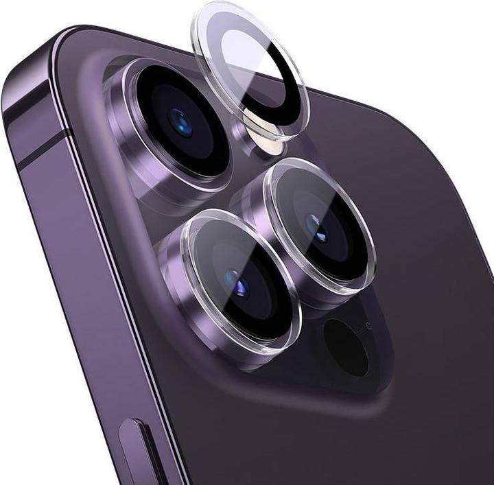 Image du produit Baseus Lens Protector Glare Repelling Corning pour iPhone 14 Pro/14 Pro Max (80 pièce(s), Apple iPhone 14 Pro)