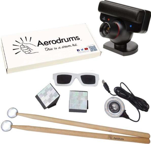 Aerodrums Schlagzeug mit PS3 Kamera
